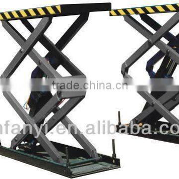 inground scissor car lift CE certificate