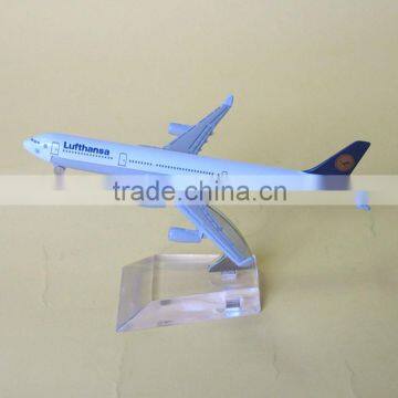 A340 Lufthansa Metal plane craft,Die cast plane model