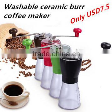 coffee grinder, coffee mill, Italian coffee grinder, Manual ceramice burr coffee grinder Only USD6.5/piece