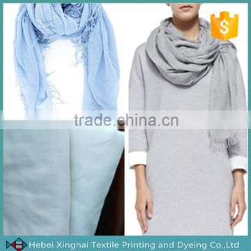 High twist polyester voile for hijab