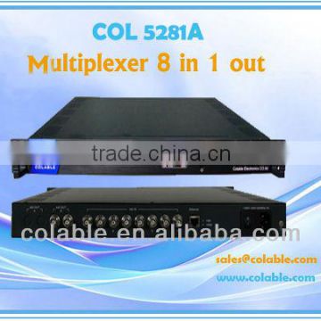 Multiplexer 4 in 1 out, MPEG-2 TS Multiplexer