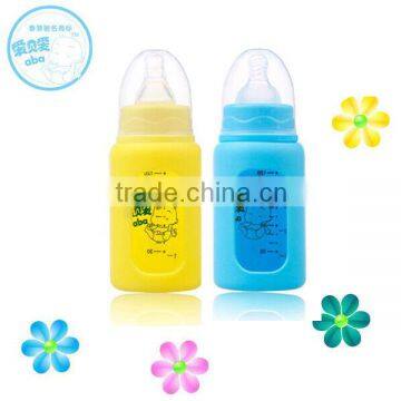 double glass bottle baby feeding bottle nursing bottle