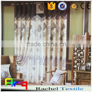 Korean style flower printed on linen Curtain, cushion cover, bedding fabric