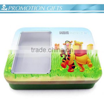 Small metal tin box for power supplies gift package