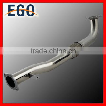 3" STAINLESS TURBO RACING EXHAUST DOWNPIPE FOR 03-08 LANCER EVO 8/9 4G63T CT9A