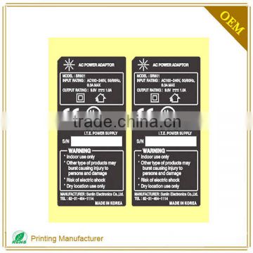 High Quality Adhesive Plastic Peel Off Oem Private Label Paper In China