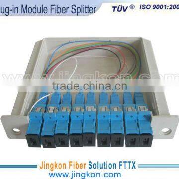 PLC Optical Fiber Splitter with Plug-in Cassette