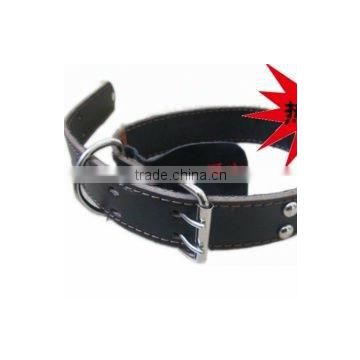 2012 Fashion Strong Genuine Leather Beaded Dog Collars Personalized