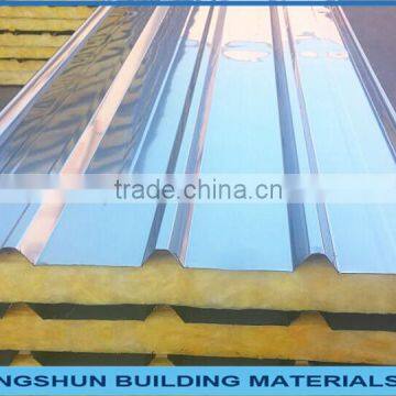 on sale high quality ripple glass wool sandwich panel