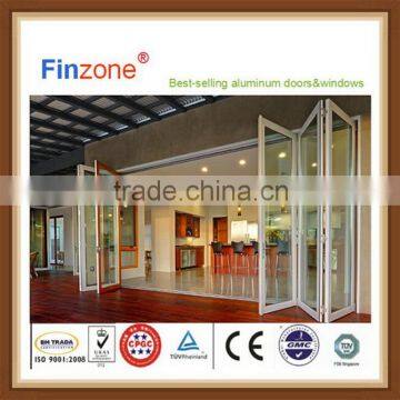 Customized new products european design aluminum bi folding door