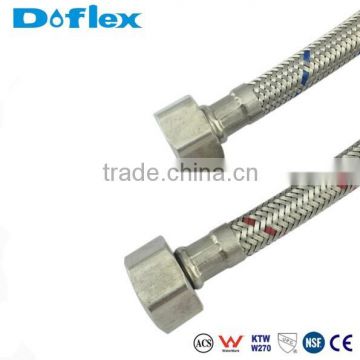 Doflex 2015 new fashion Stainless Steel 304 Flexible Braided Hose 1/2 inch x M10x1
