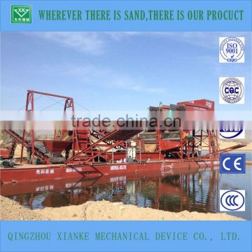 river iron powder mining suction dredgers with sand washer for sale