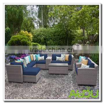 Audu dark blue pefect match hot sale USA patio set outdoor furniture
