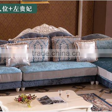 M09 Living Room Furniture L Shaped Luxury Fabric Sofa