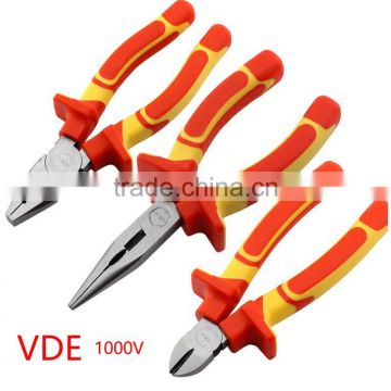 1000V Insulated tools VDE Combination Pliers Cutting Plier Wire Cutter Lineman's Plier set