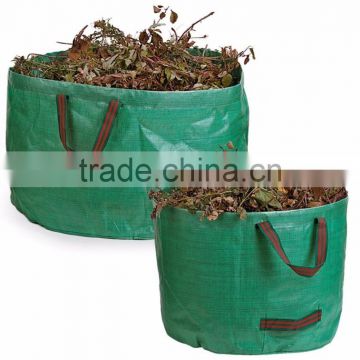 237L pp material garden waste bag 4 handles