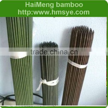 Round Hard Straight Dyed Bamboo sticks for support flower
