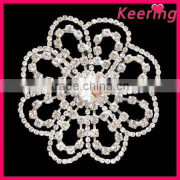 lace crystal diamond wedding rhinestone bridal appliques dresser WRE-144