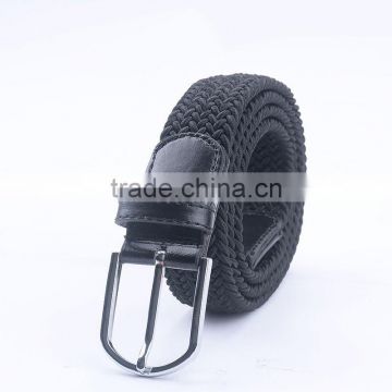 Stretch polyester braided belt for jeans