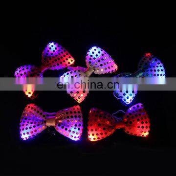 Party favor flashing led bow tie