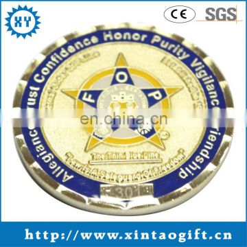 Latest technology of securing challenge coin