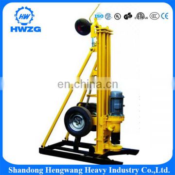 Pneumatic motor driven down the hole drill rig machine