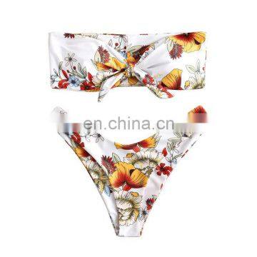 2020 Hot Women's Teen Split Sexy High-cut Printed Bikini