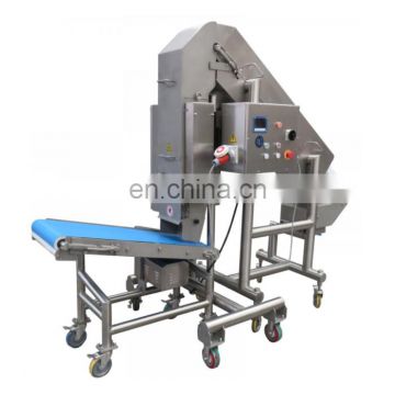 Industrial cooked beef and chicken processed meat strip cutting machine