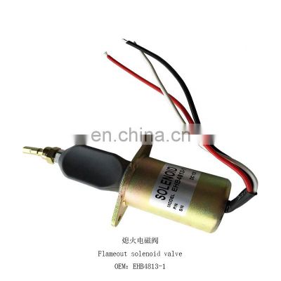 EHB4813-1 Electric parts Flameout Solenoid Valve for excavator stop Solenoid valve