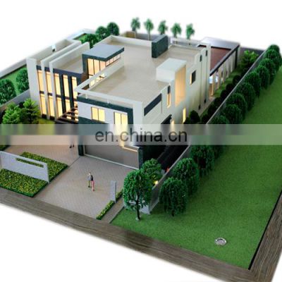 Architectural scale model material for house plan,beautiful house model for property