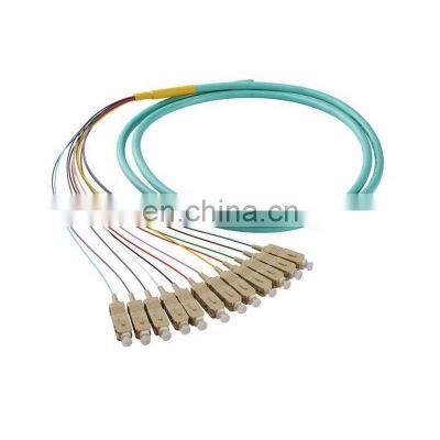 sc apc pigtail single mode scupc12core fiber optic pigtails