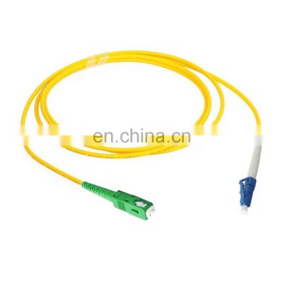 SC APC LC UPC Simplex Single mode G652D cordon de raccordement en fibre Fiber Optic Patch cord Fiber Jumper sc to lc patch cord