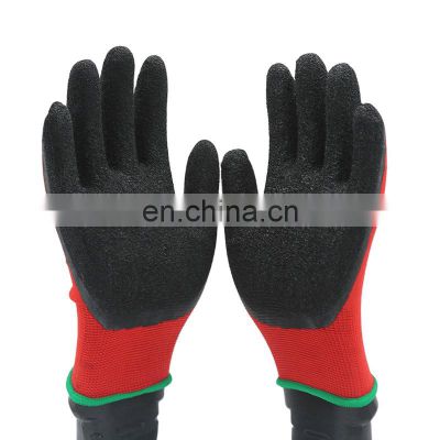 HY 13 Gauge Industrial Heavy Duty Cleaning Latex Gloves Superior Grip Power Fishing Gloves Premium Plant Gardening Glove