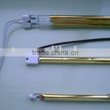 Gold Coated Infrared Quartz Heating Lamp tube