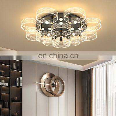 Long Term Use Acrylic Luxury Decoration Indoor Modern Living Room Dining Room LED Ceiling Light