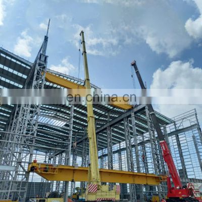 Used hangar garage building space frame steel structure warehouse steel structural