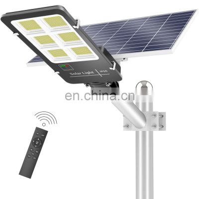 Road Lighting Sensor Motion Waterpoof Ip65 300w All In One Solar Led With Pole led solar street light