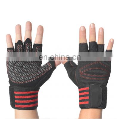 Promotional Top Quality Ventilated Gym Gloves Wrist
