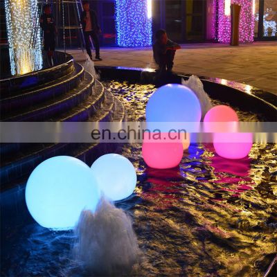 Glow in night Waterproof Outdoor Solar charging Color Changing Led  Ball Light Lamp floating on swimming pool
