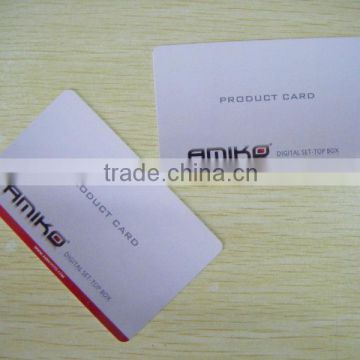 PVC preprinted membership ID card