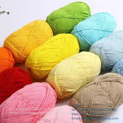 Knitting Yarn For Crochet Sustainable Milk Cotton Yarn For Hand Knitting,sweater