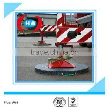 hdpe plastic heavy-duty rv jack pads/portable crane support mat