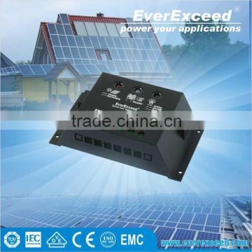 EverExceed 12V/24V 10A/15A Intelligent with USB Charging Function PWM Solar Charge Controller, solar controller