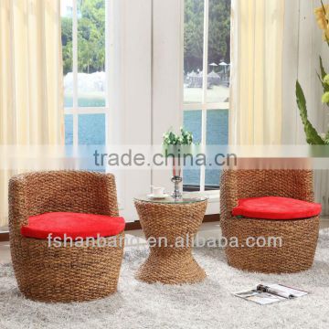Woven Indoor Seagrass Swivel Chairs