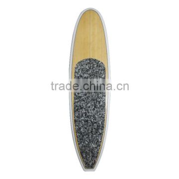 2016 Wholesale wood Surfboard with Deck pad
