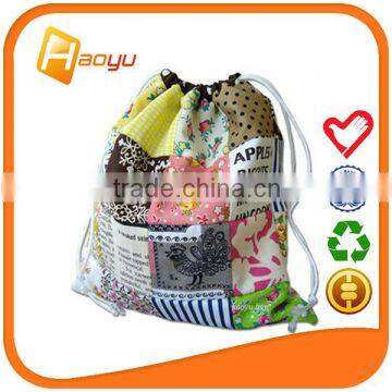 Rope bags custom dust bag for handbag with plastic handles