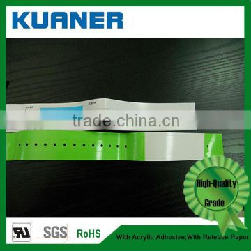 Thermal paper for medical wristband for hospital