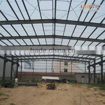 ISO&CE certificate wide span steel structure workshop construction