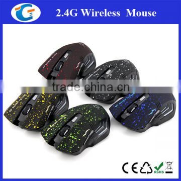 6d optical wireless gamer mouse oem gaming mouse