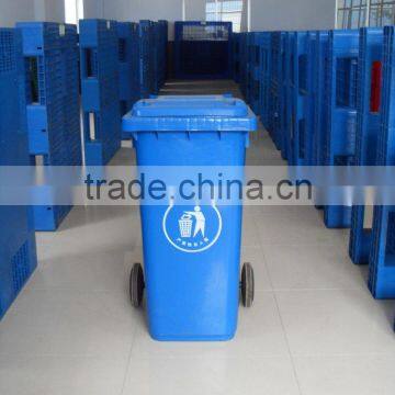 plastic garbage bin with wheels